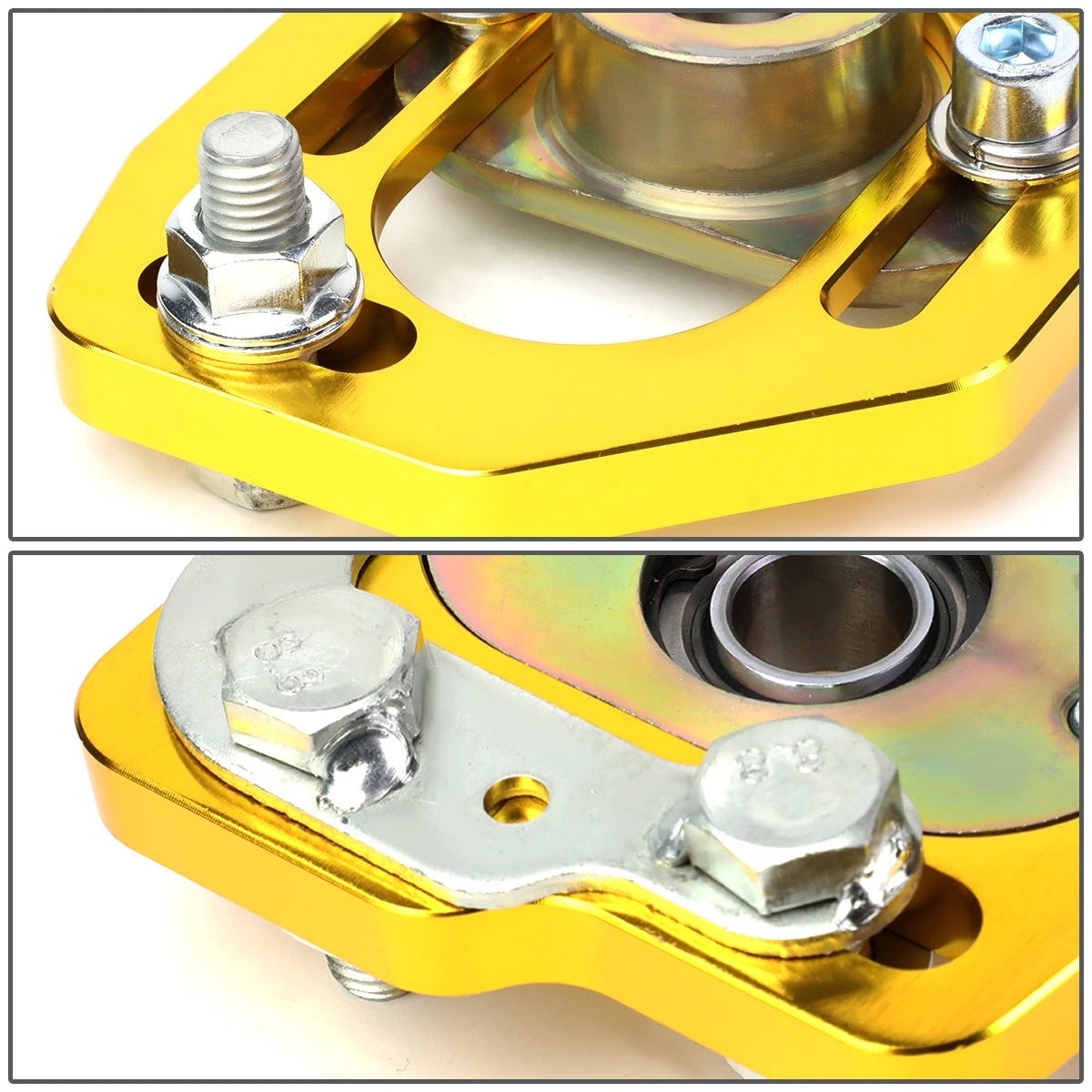 Adjustable Camber Caster Plates for Ford Mustang (1990–1993) +3.0/-2.0