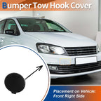 Tow Hook Cover for Volkswagen Polo (2009–2017) No. 6RD807241 Unpainted