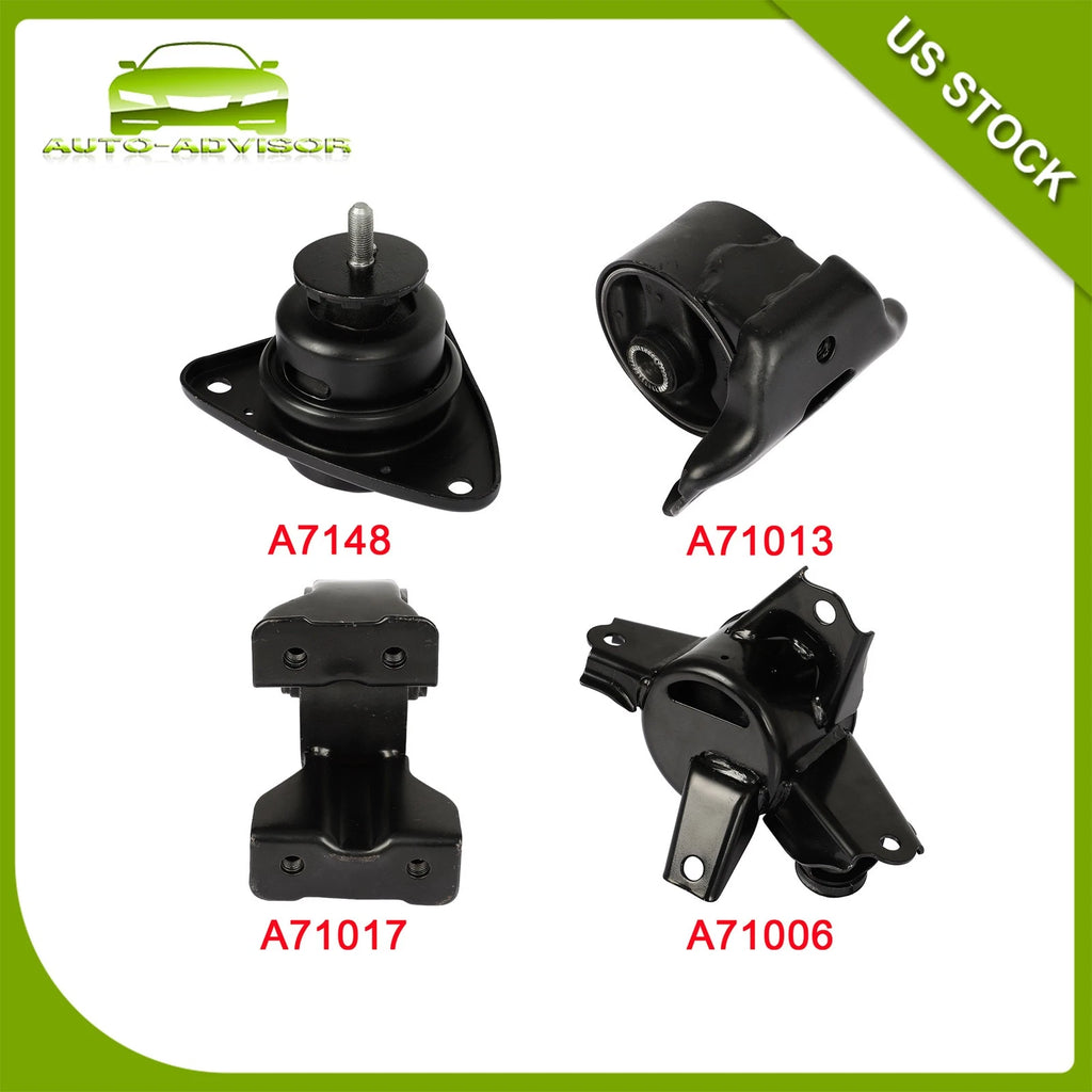 Set of 4 Engine Motor Mounts for Kia Forte Koup (2010–2013)