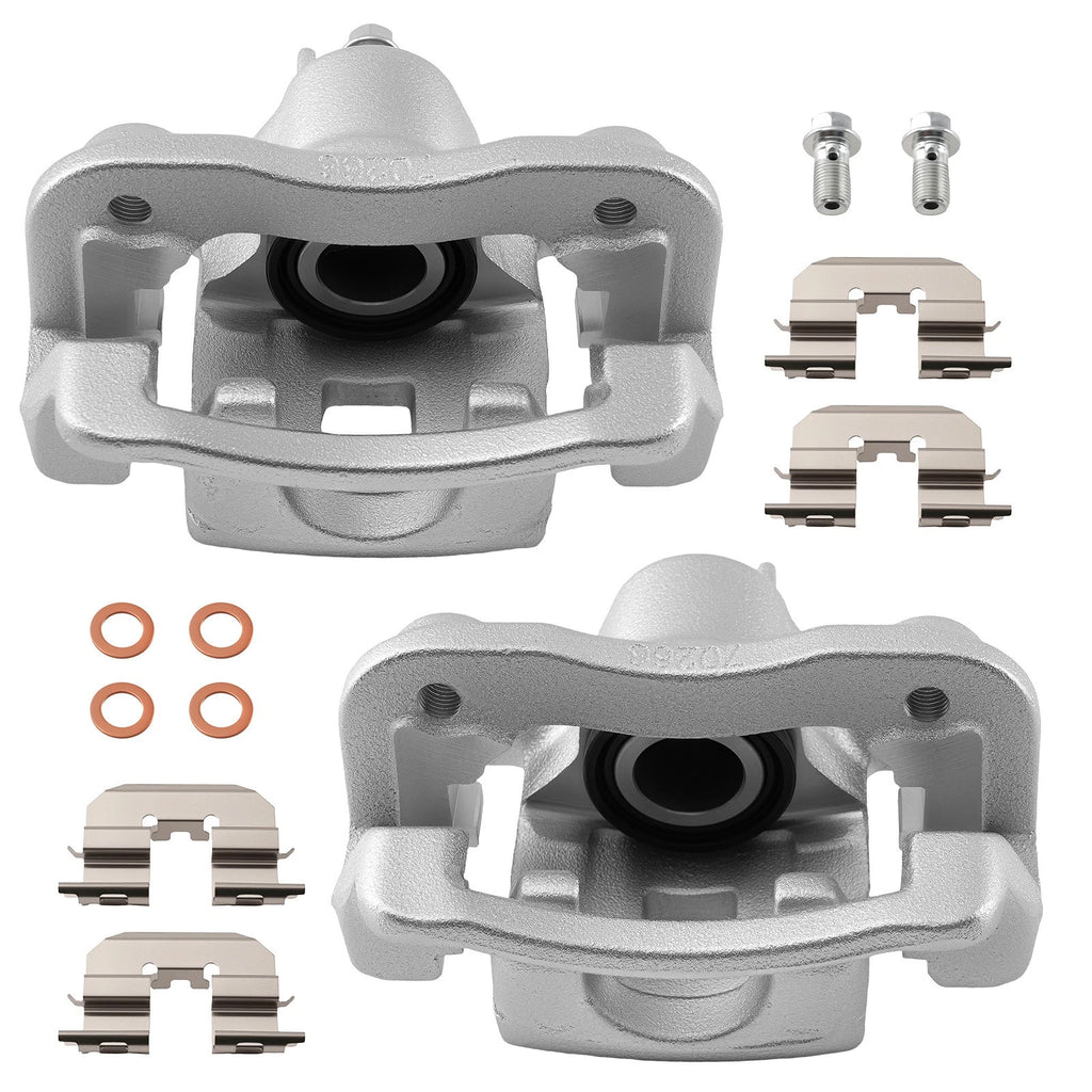 Set of 2 Rear Disc Brake Calipers for Hyundai Sonata (2008–2010) 19B3413A 19B3412A