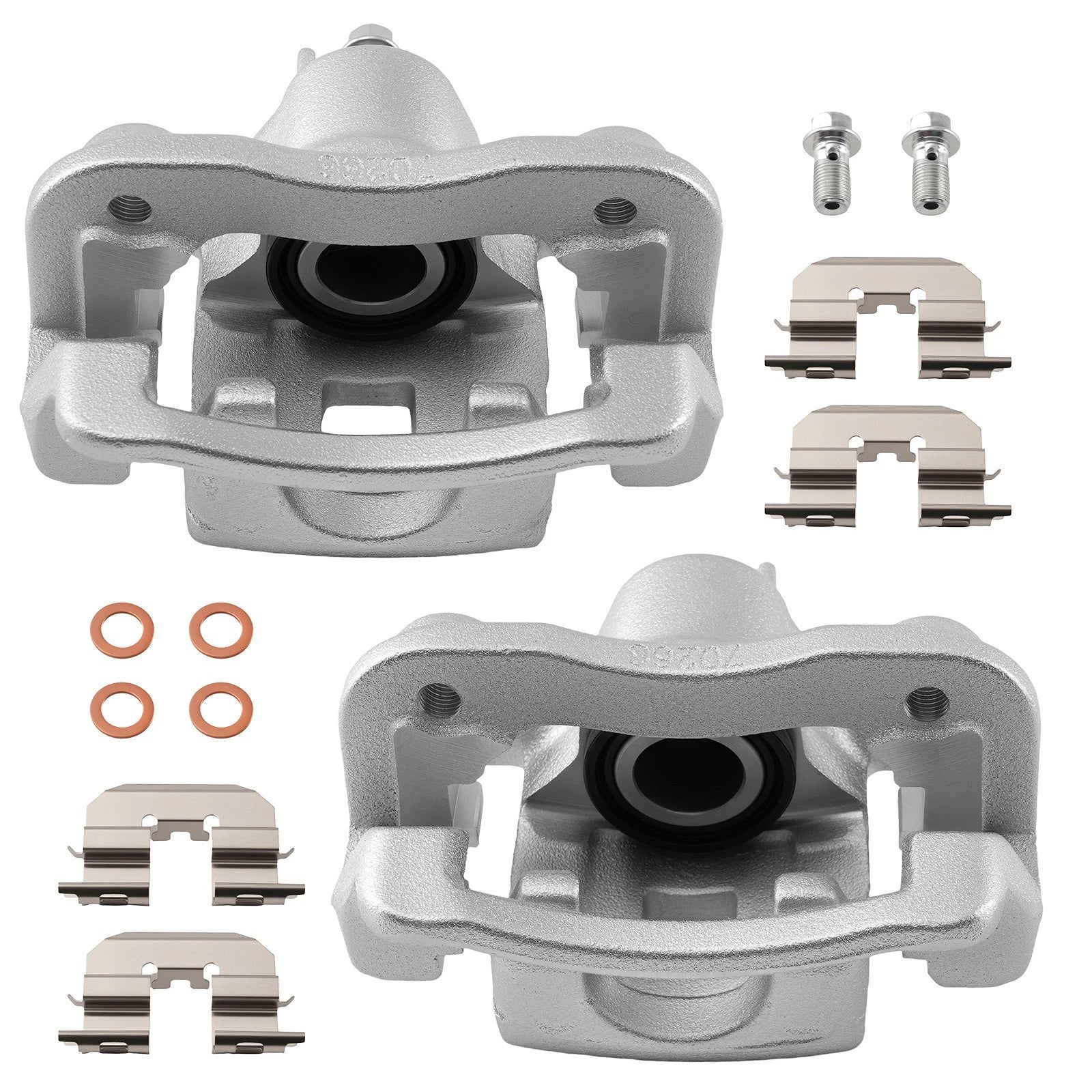 Set of 2 Rear Disc Brake Calipers for Hyundai Sonata (2008–2010) 19B3413A 19B3412A