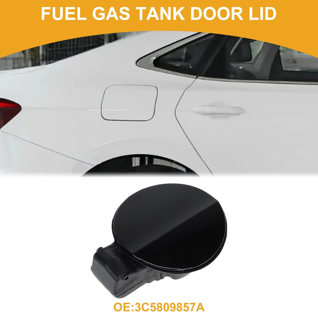 Fuel Tank Door Cap for Volkswagen Passat B6 (2006–2011) Black Cover