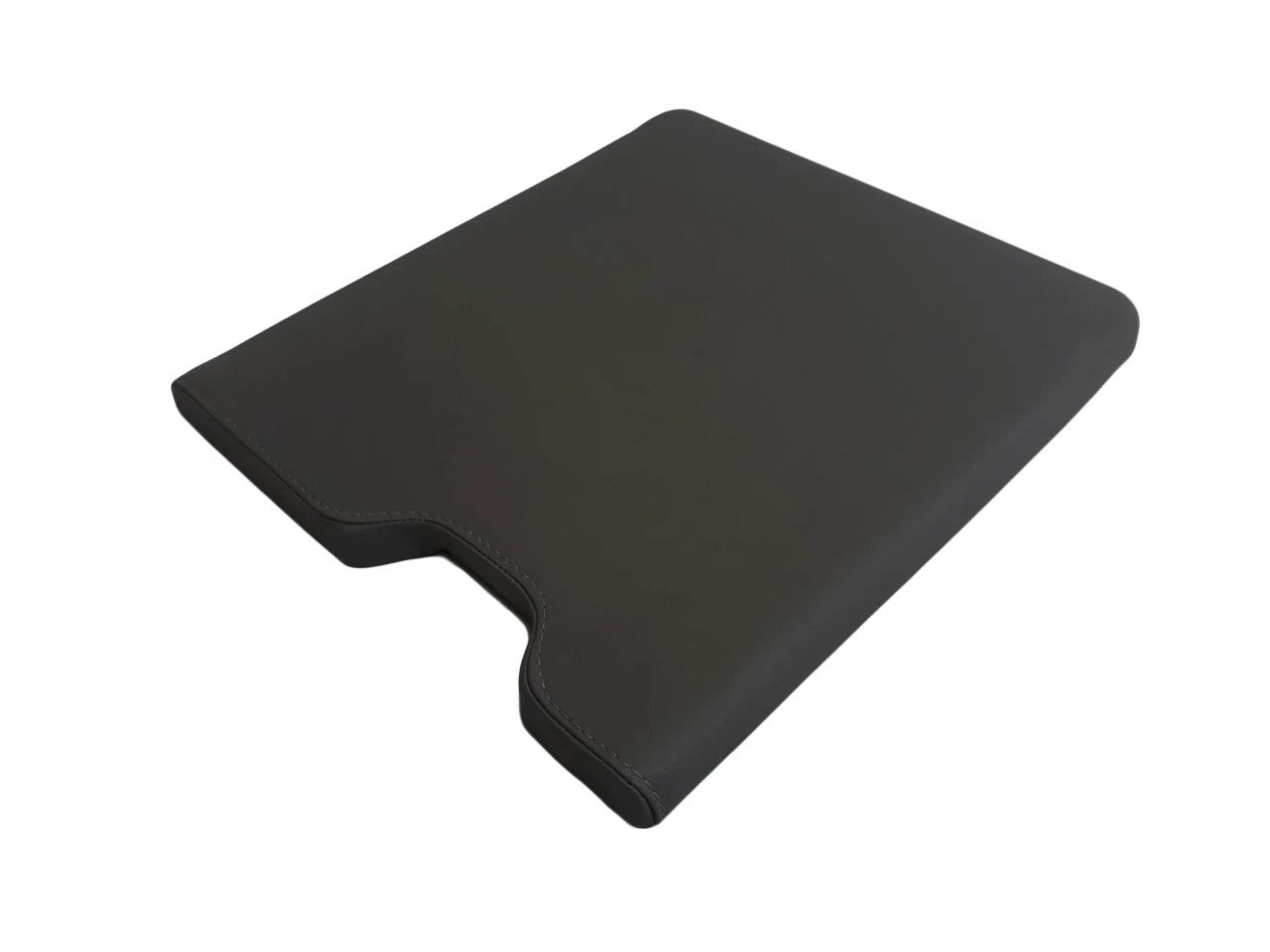 Leather Synthetic Console Armrest Cover for Ford F150 (2015–2019) Black