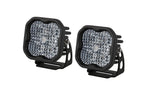 LED Pod Lights Pair for Diode Dynamics SS3 SAE DOT Flood White Amber (2019–2025)