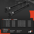 2X Front Inner Side Tie Rod End for Jeep Cherokee (2014-2023)