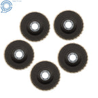 5 Pack Wool Felt Flap Discs for Buffing and Polishing Wheels (4-1/2")