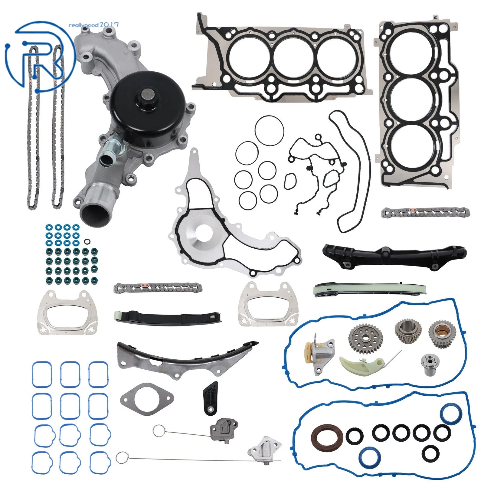 Head Gasket Set, Timing Chain Kit, Water Pump for Dodge Avenger Challenger (2011–2015)