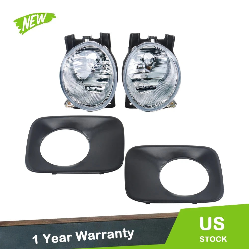 Halogen Fog Lights for Honda Pilot (2009–2011) with Black Cover