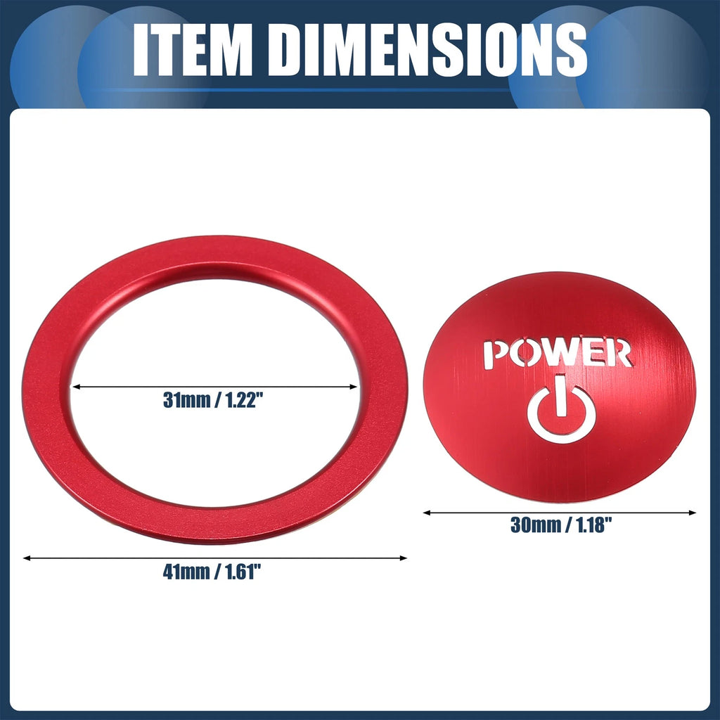 Engine Start Stop Button Cover Set for Toyota Vellfire 30 Series (2015–2020)