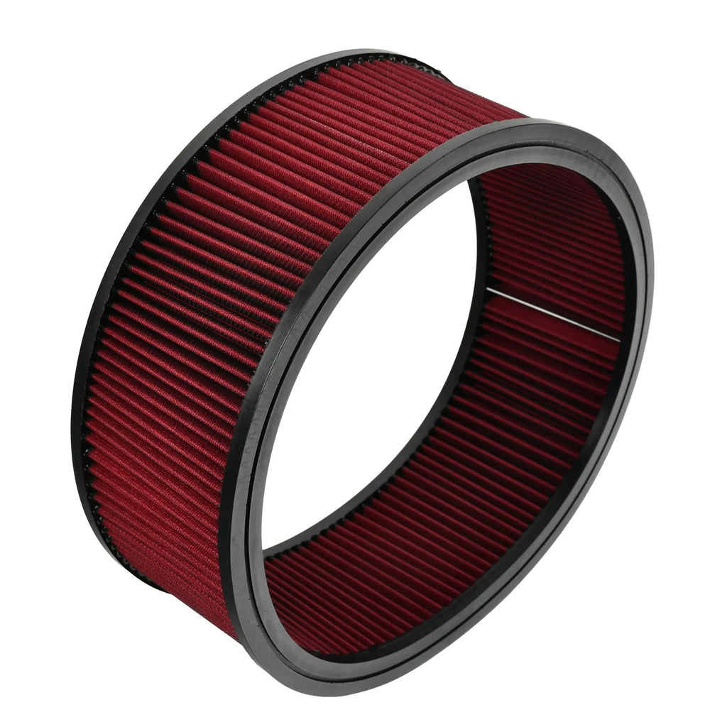 14" Round Washable Air Cleaner Filter Element for Hot Rod (Fits )
