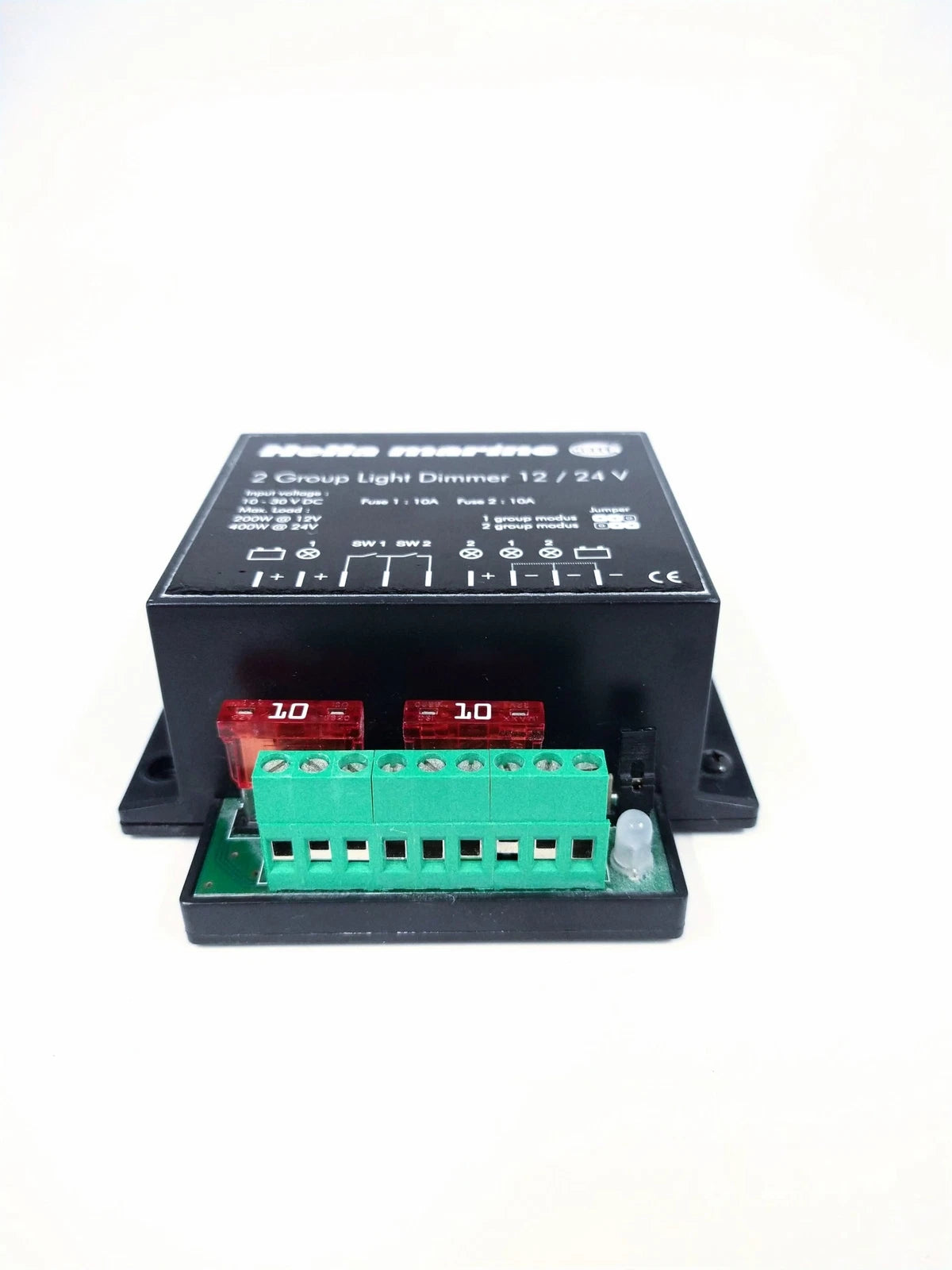 2X Hella Marine H2406 Group Light Dimmer 12/24V for Marine Applications