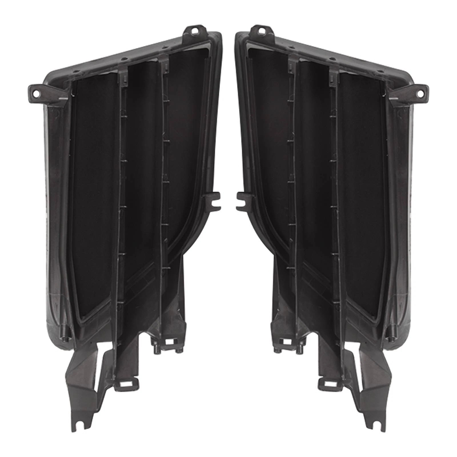 Pair Front Fog Light Frames for Tesla Model S (2012–2023)