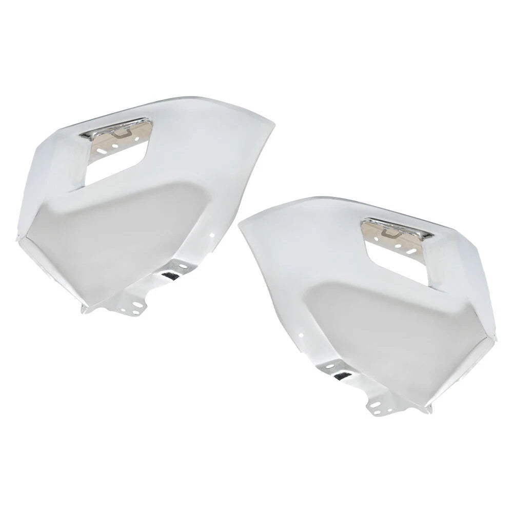 Set of 2 Bumper End Chrome for Toyota Tundra (2014–2021)