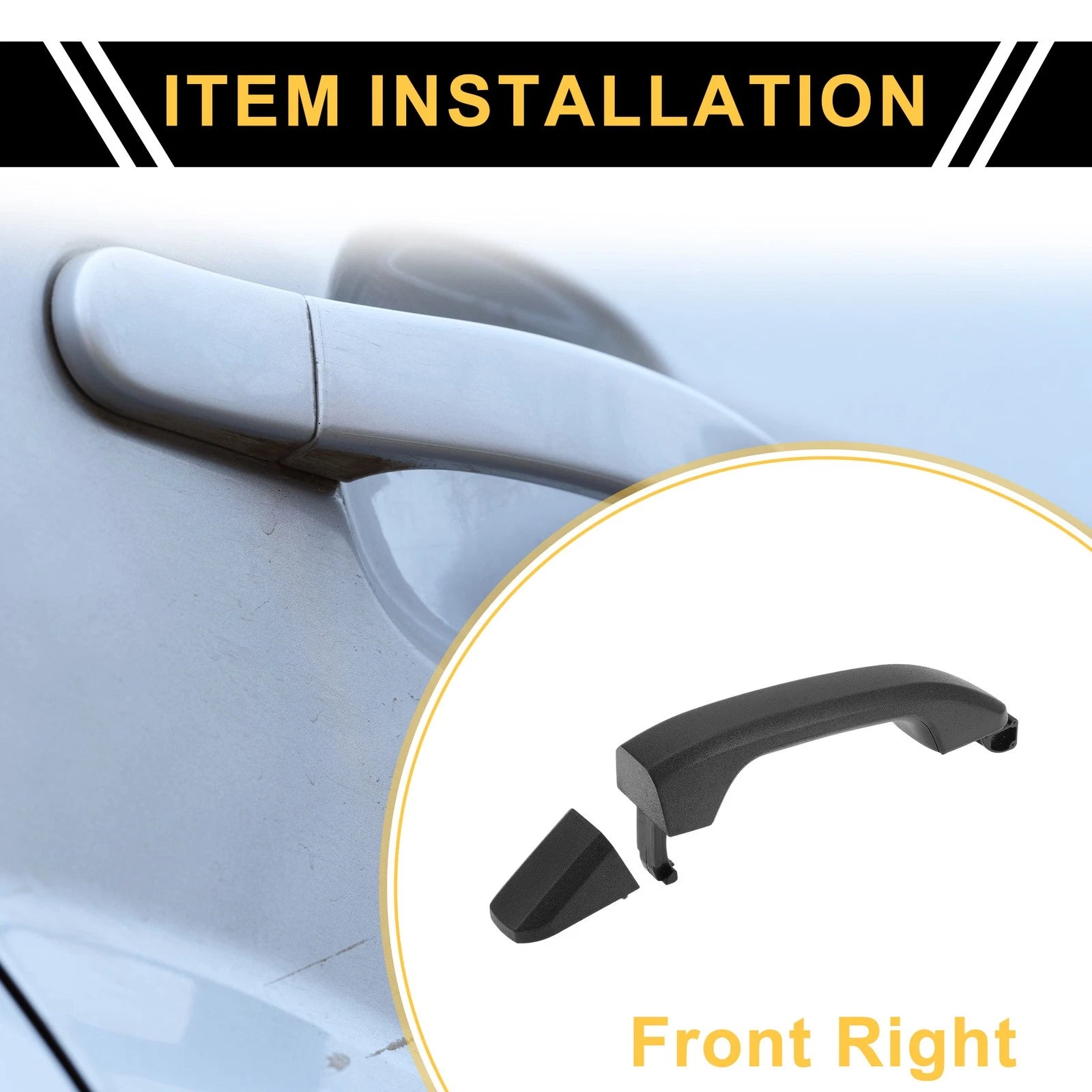 Front Right Exterior Door Handle for Chevrolet Suburban 3500 HD (2001–2016) No.22929412