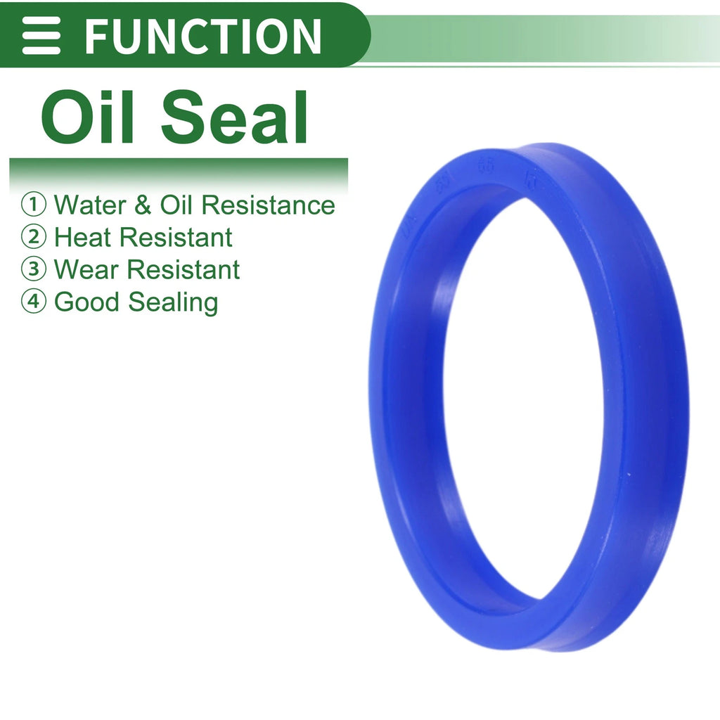 Set of 5 Oil Seal Rotary Shaft Seal 55x65x10mm High Pressure TPU