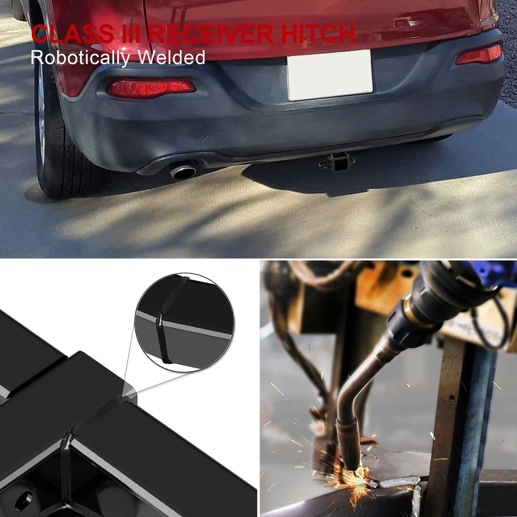 Trailer Hitch Receiver for Jeep Cherokee (2014-2018)