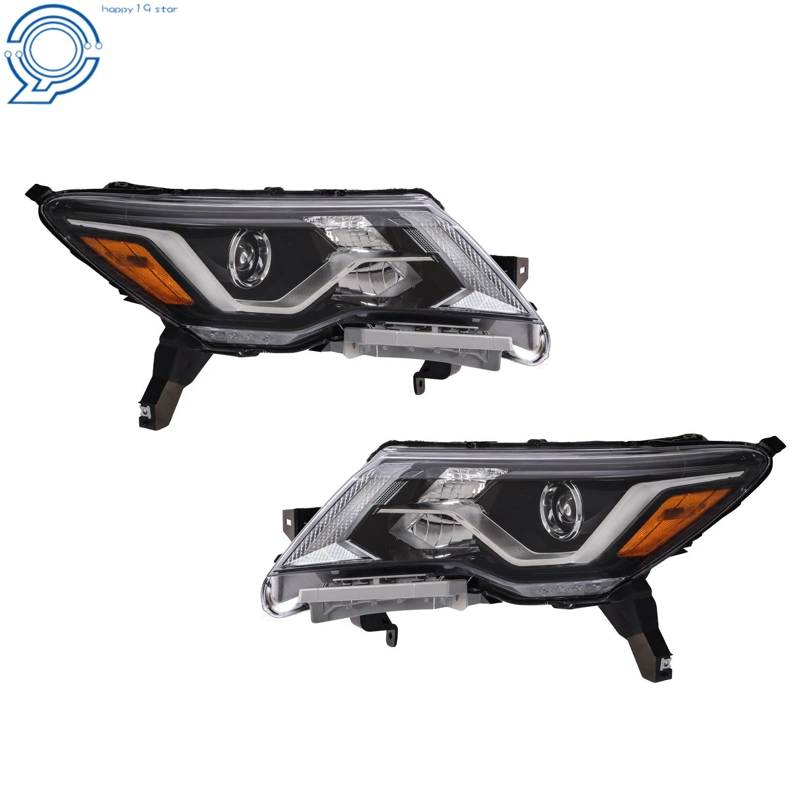 Headlight Set for Pathfinder Platinum SL SV (2017–2020) LED DRL