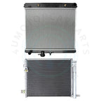 Cooling Kit: Aluminum Radiator & AC Condenser for Hummer H3 (2006–2010)