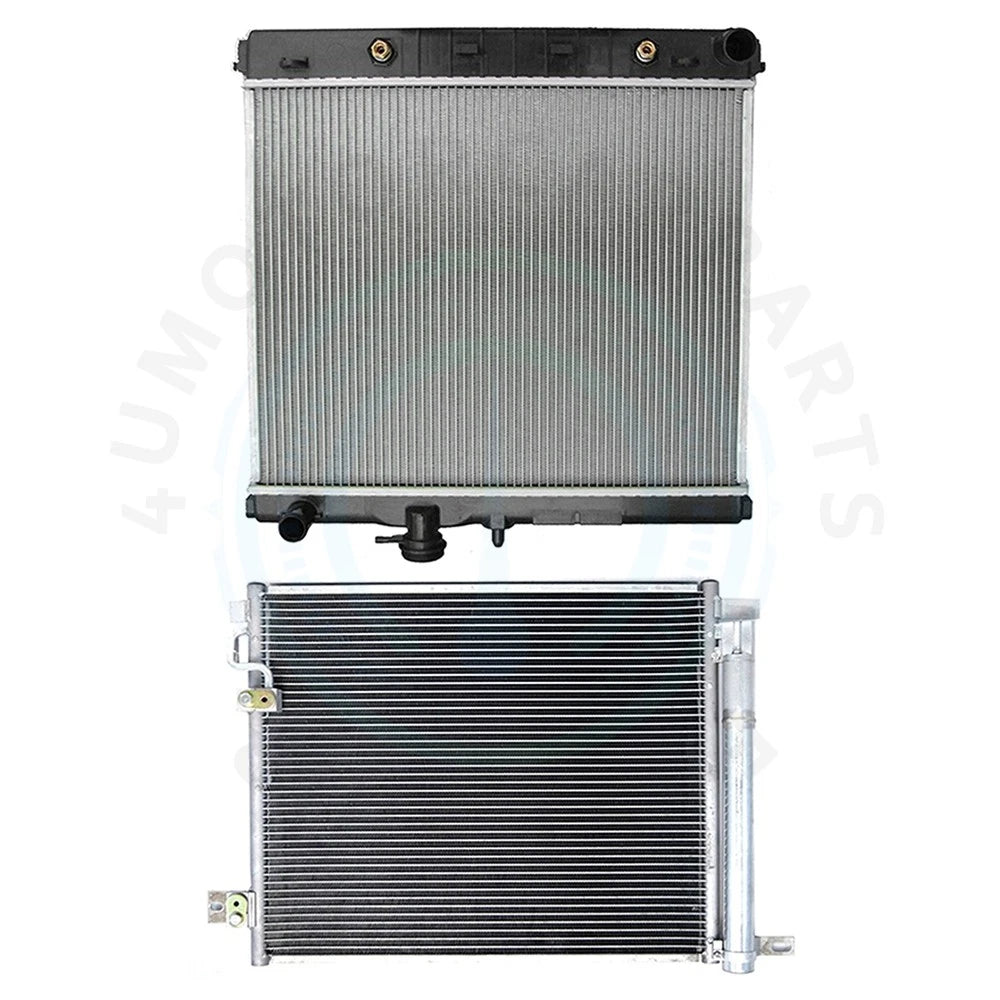 Cooling Kit: Aluminum Radiator & AC Condenser for Hummer H3 (2006–2010)