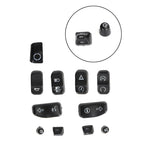11 Pieces Control Switch Cap Buttons for Harley Davidson Glide Road King (2014–2019)