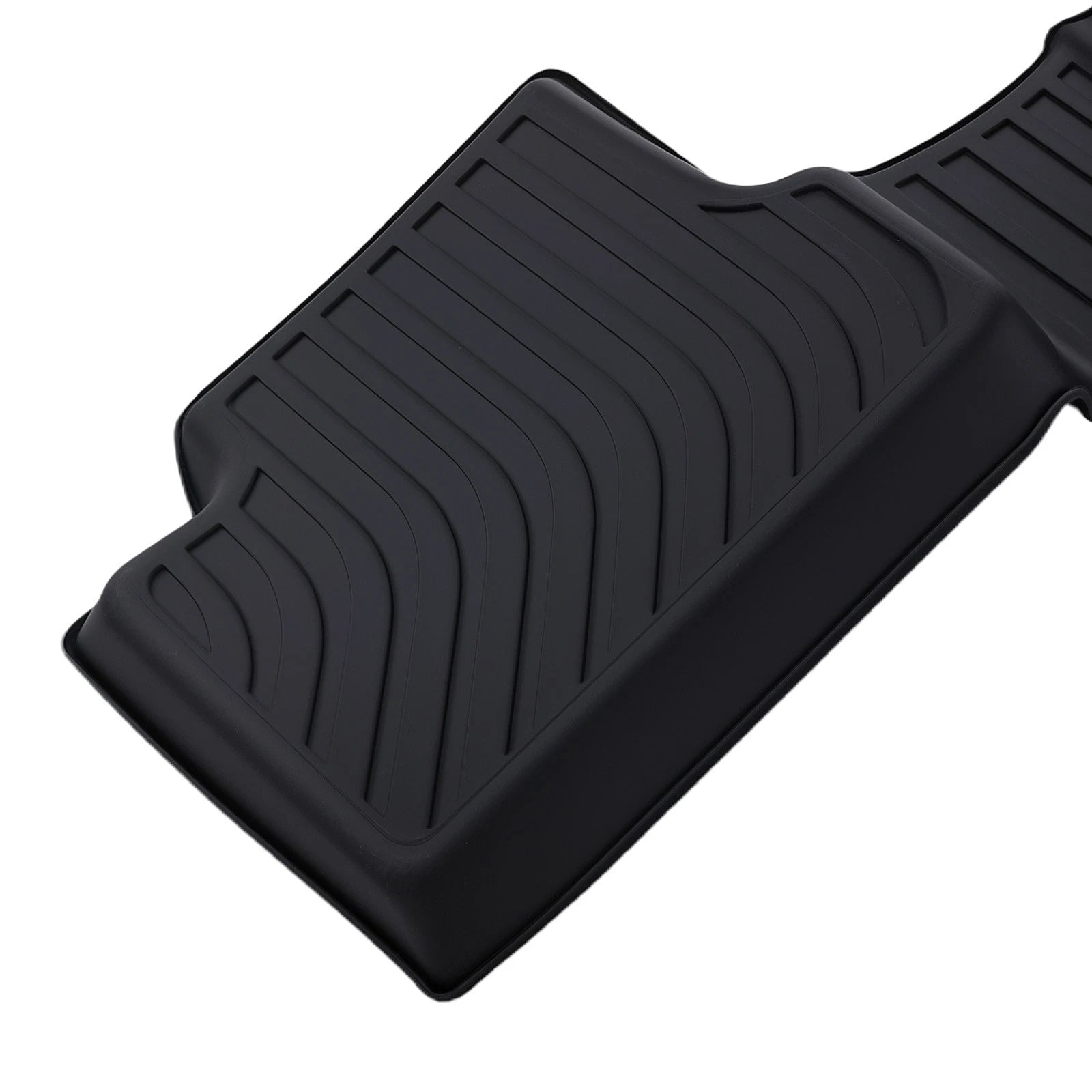 Set of 4 TPE Carpet Floor Mats for Jeep Cherokee (2015–2023) Black Waterproof