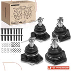 Set of 4 Front Upper & Lower Ball Joints for Chevrolet S10 (1984–1996)