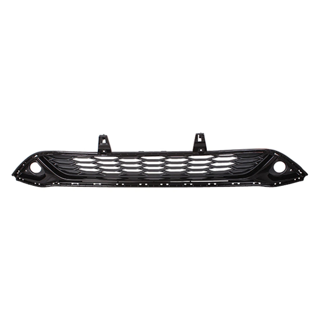 Replacement Black Painted Polypropylene Front Left/Right Bumper Cover Grille