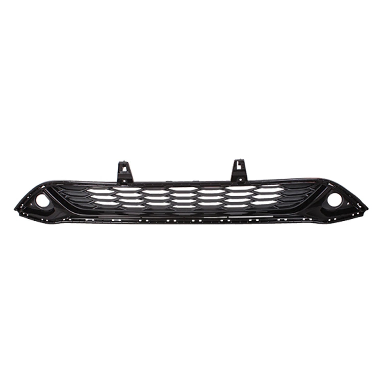 Replacement Black Painted Polypropylene Front Left/Right Bumper Cover Grille