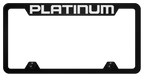 License Plate Frame OEM Replacement for Ford F150 Platinum Black (2015–2024)