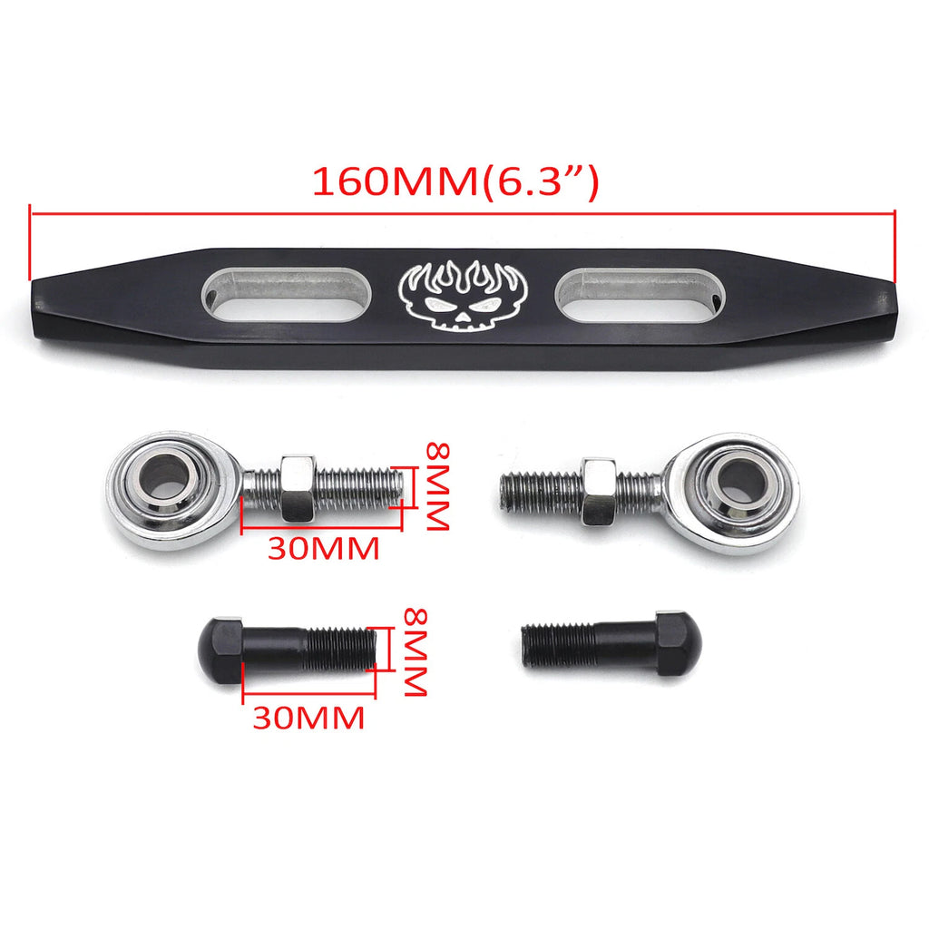 Slotted Flame Skull Gear Shift Linkage for Harley Sportster 1200 (2007–2023)