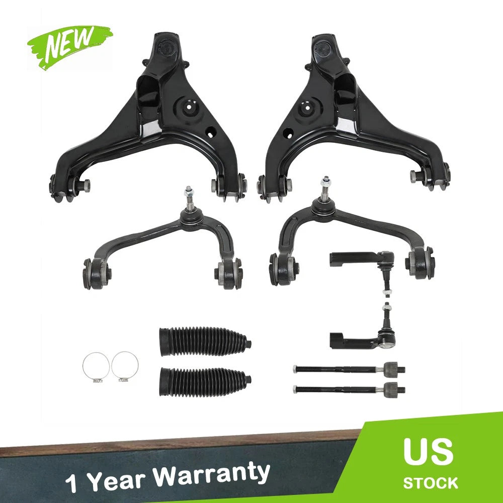 Set of 2 Front Upper Lower Control Arms for Ford Expedition Navigator (2009–2013)