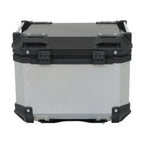 45L Waterproof Silver Motorcycle Tail Box for Scooter