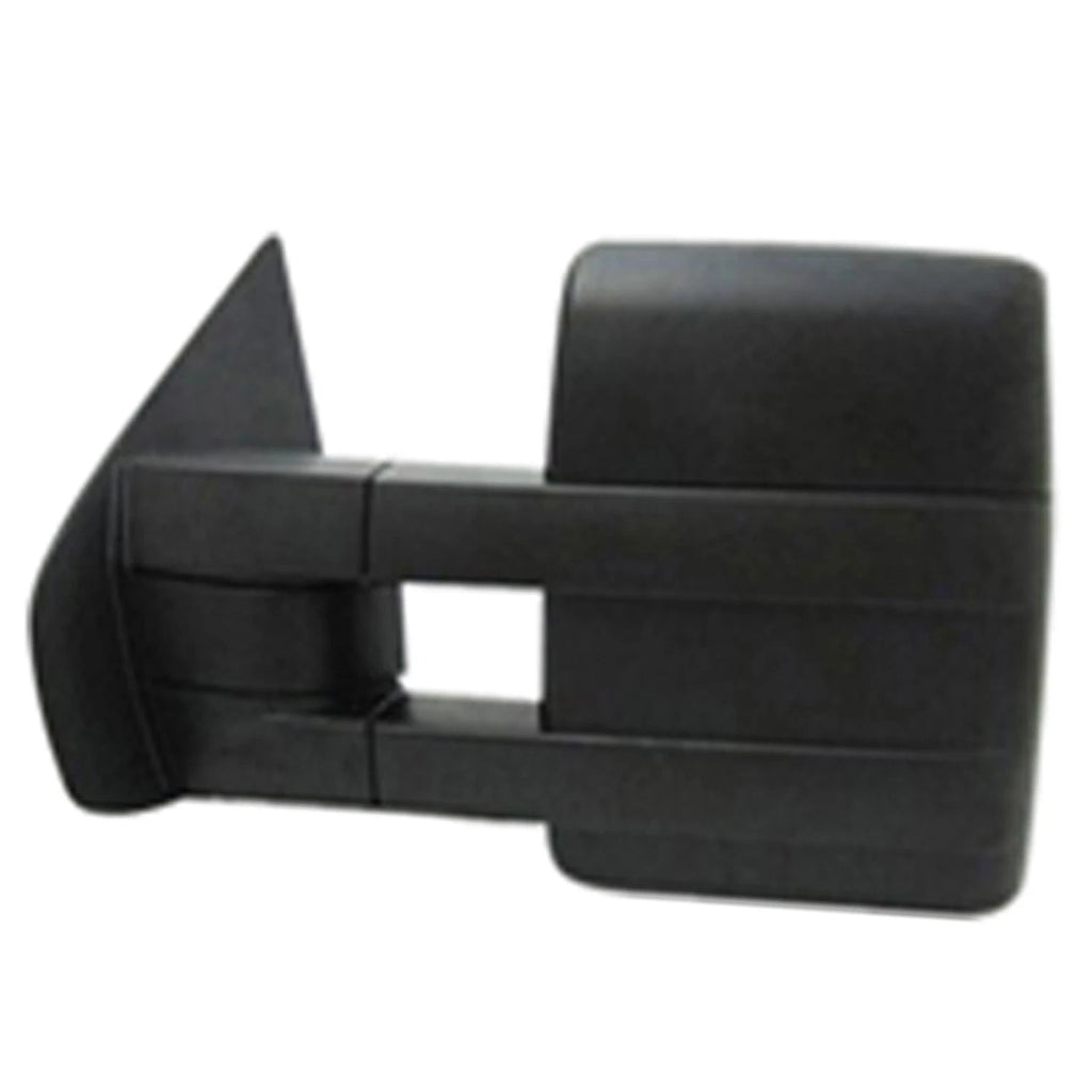 Driver Side Replacement Textured Manual Door Mirror w/o Puddle Light for