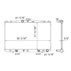 Replacement Radiator with Air Conditioning for Ford Ranger PX (2011–2018)