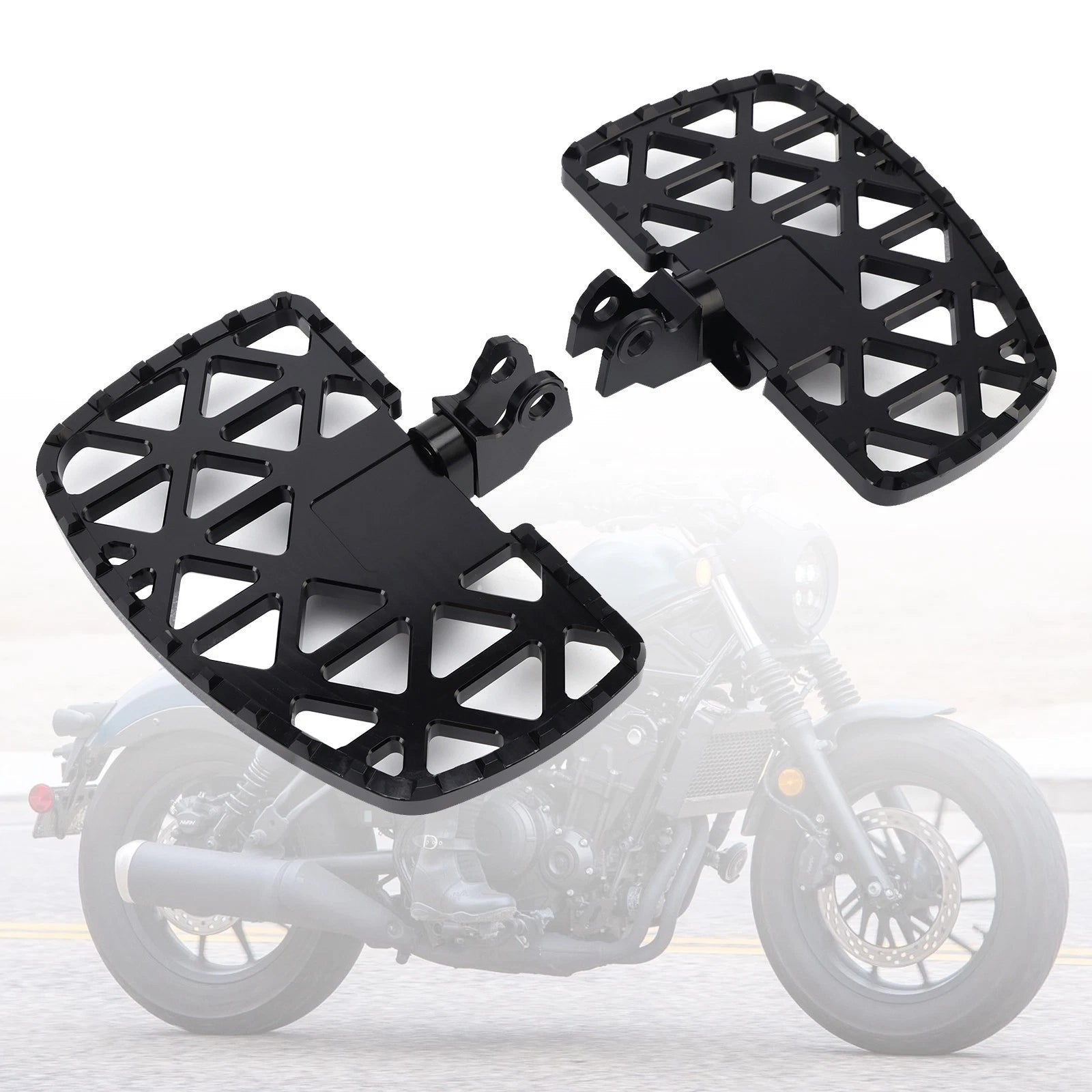 Front Footrests Foot Pegs for Honda Rebel 250 300 500 CM CMX (2017–2025)
