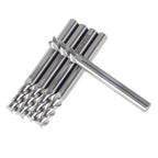 Set of 5 Carbide End Mills for Aluminum (3/16", 3 Flute)
