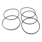 5Pcs Rubber Clutch Cover O-Ring Derby Gasket for Harley Sportster 883 1200 (94-17)