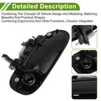 Exterior Door Handle for Honda Civic (1996–2000) Front Left Black Plastic