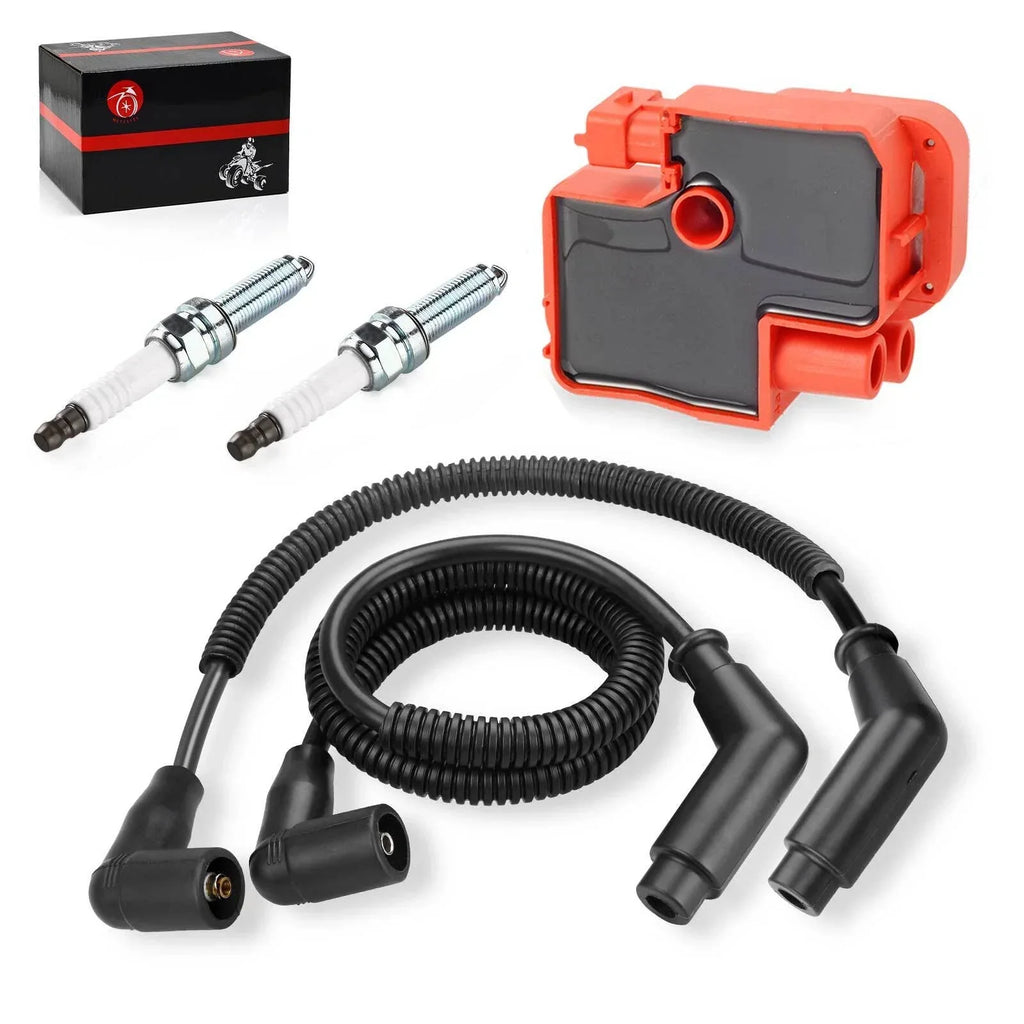 Ignition coil & Spark plug w/Wire Cap for Can-Am Maverick 1000R (2013–2018)