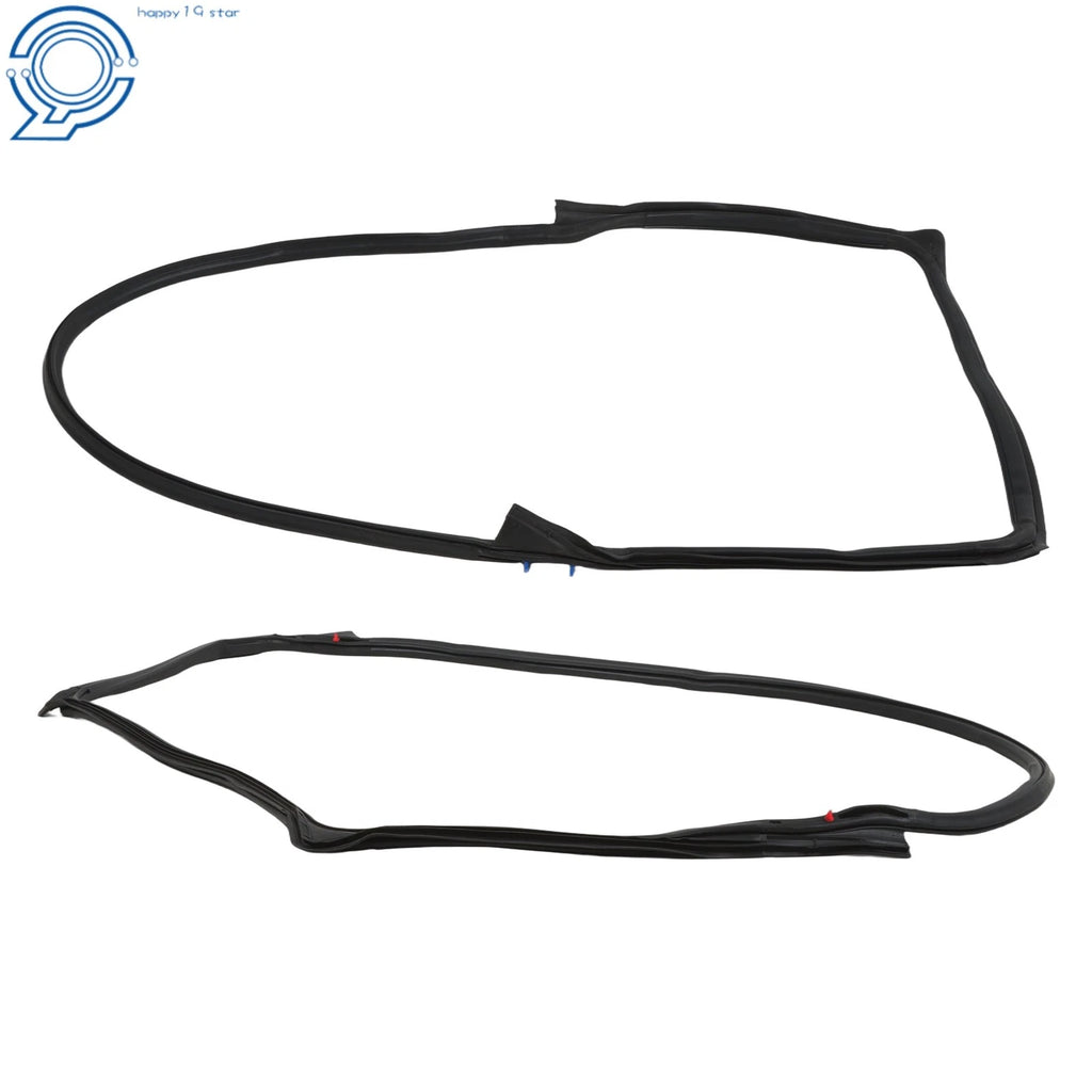 Set of 2 Front Door Weatherstrip Seals for Jeep Wrangler (2007–2018)
