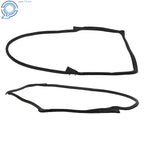 Set of 2 Front Door Weatherstrip Seals for Jeep Wrangler (2007–2018)