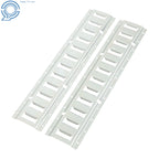 E Track Tie Down Rail Kit 8 Pack for Garages Trailers (2 FT)
