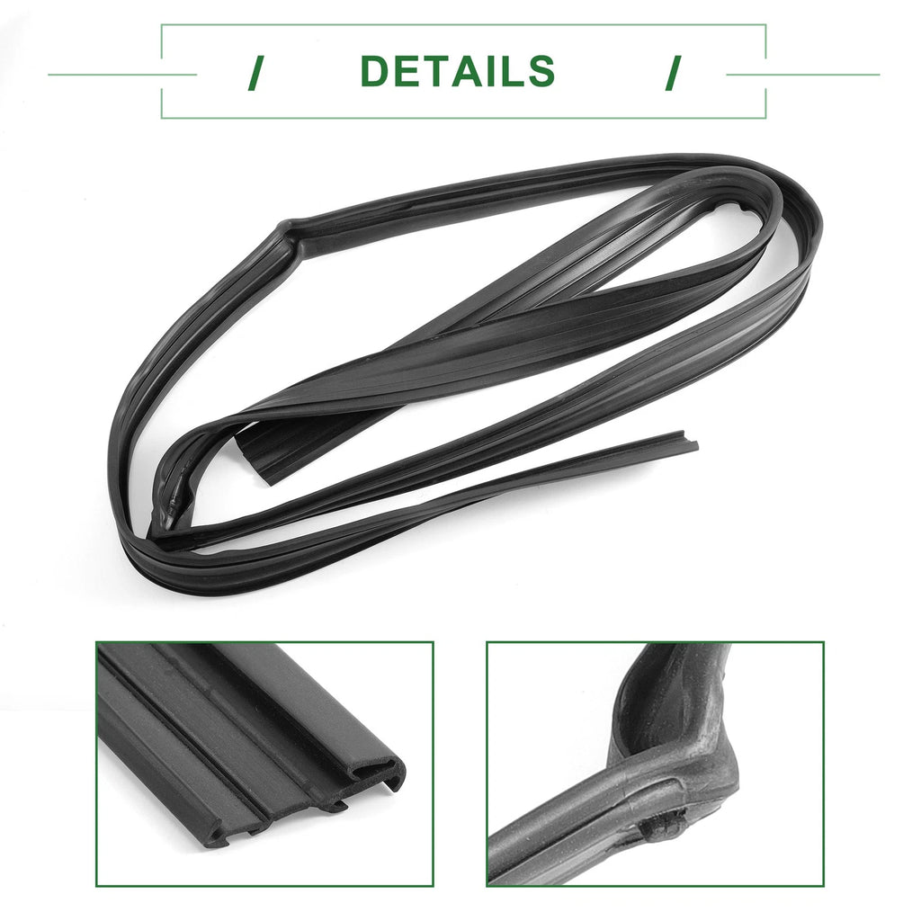 1Pc Front Left Door Window Run Channel Seal Strip for Honda Fit (2007–2019) No.72275TF0003