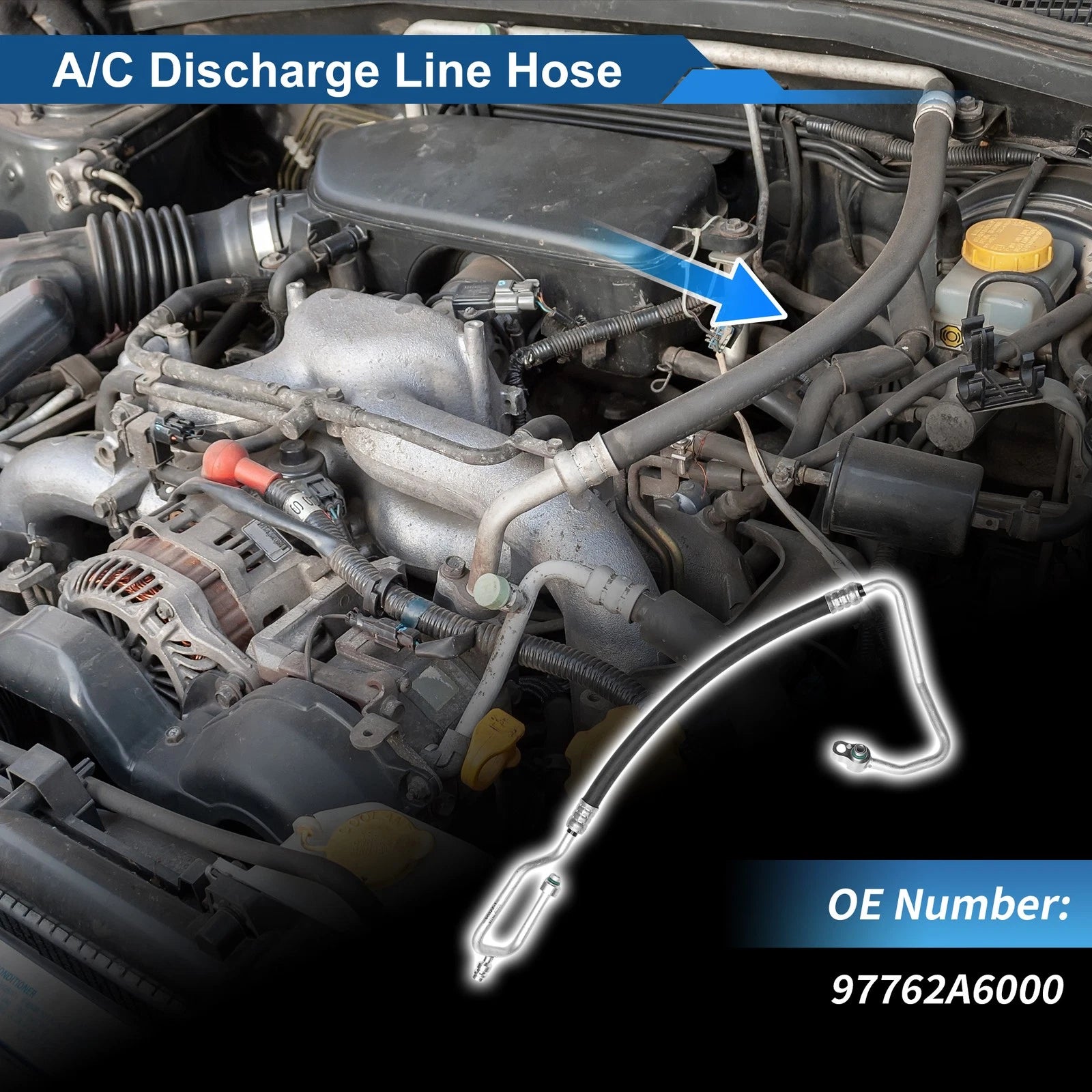 A/C Refrigerant Liquid Hose for Hyundai I20 (2014–2020) No. 97762A6000