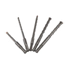 5pcs Masonry Drill Bit Set for SDS PLUS Electric Hammer (Concrete, Brick)