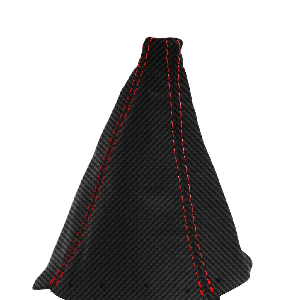 Manual Shift Boot for Honda S2000 (2003–2009) Carbon Fiber Red Stitch