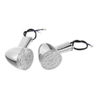 Chrome Rear Turn Signal Lights for Harley Touring (2009–2024) Softail (2000–2025)