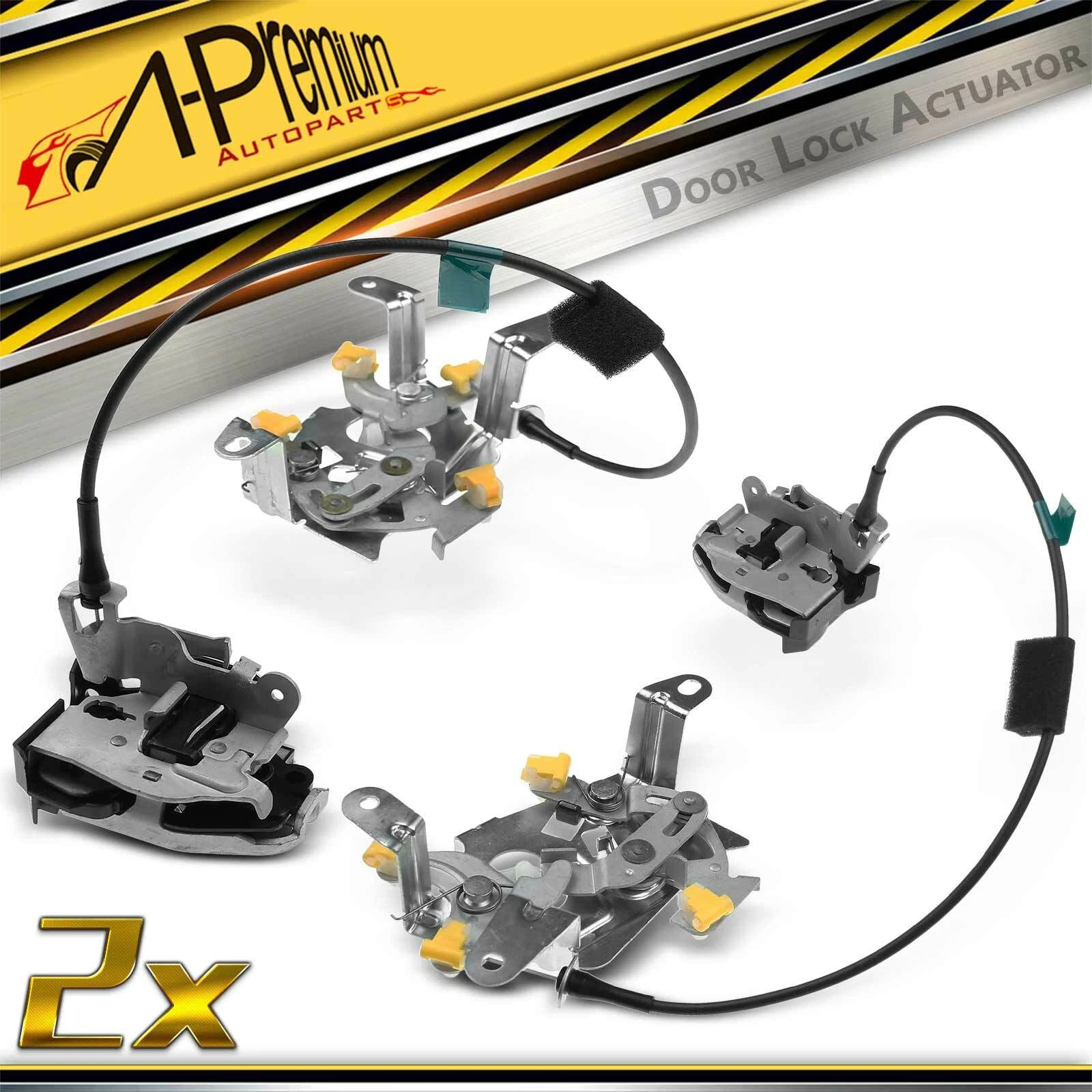 2X Rear Lower Door Lock Actuator for Ford F-150 F-250 (1997–2003)