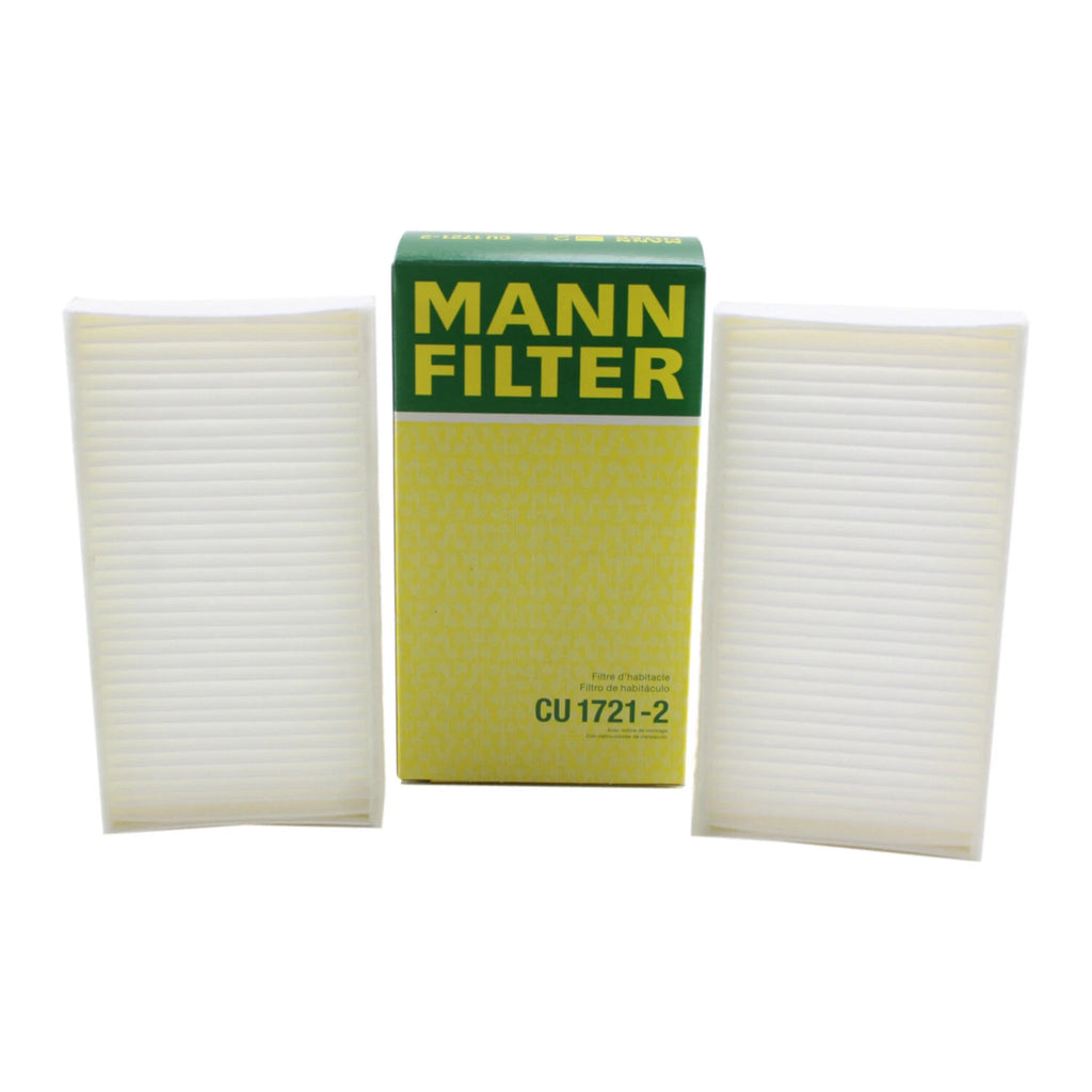Set of 2 Mann Cabin Air Filters CU 1721-2 for BMW F25 F26 F48 X1 X3 X4