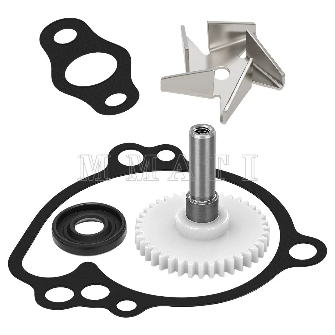 Water Pump Shaft Gear, Impeller & Gasket for Kawasaki KX65 (2006–2024)